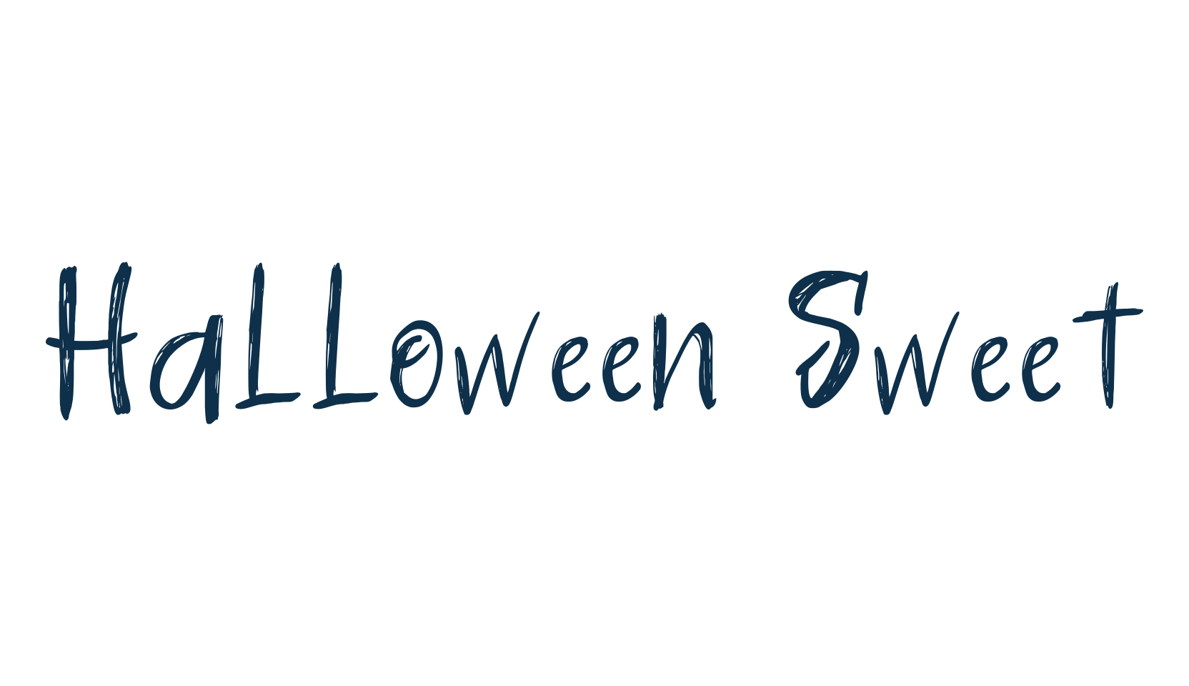 Halloween Sweet, script brush fancy decorative calligraphy font preview