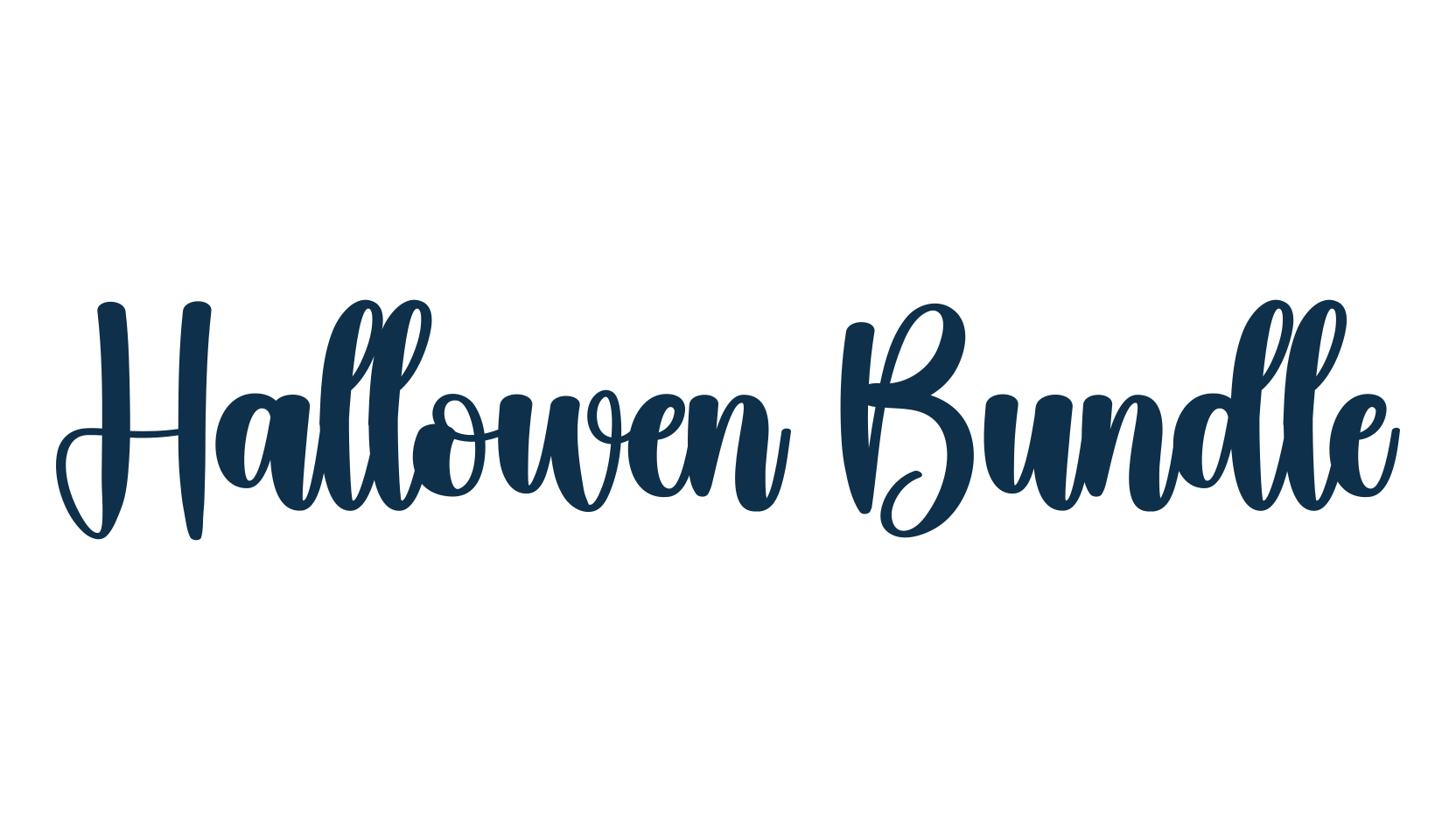 Hallowen Bundle, various font preview