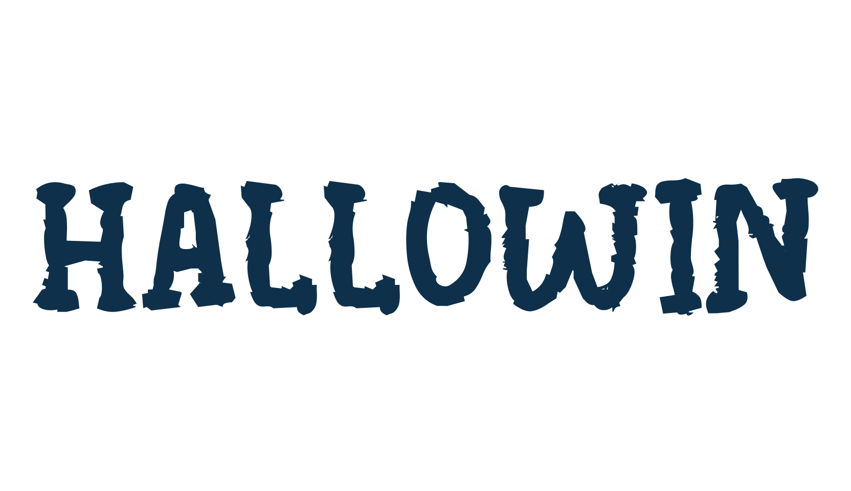Hallowin, display market font preview