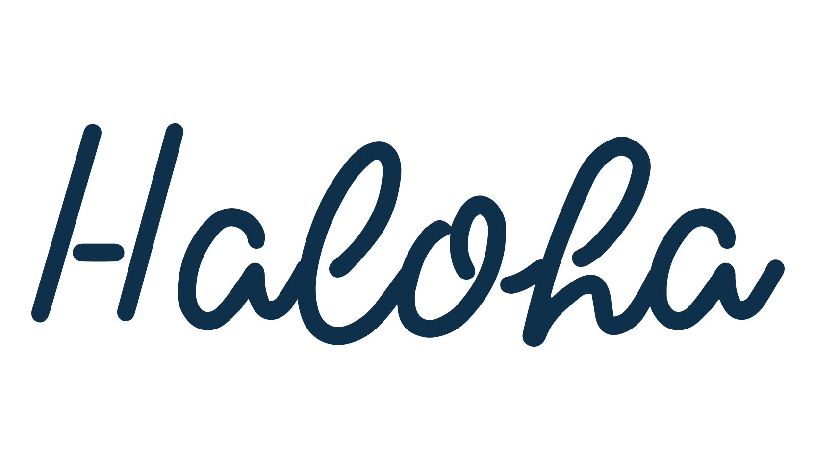 Haloha, fancy decorative font preview