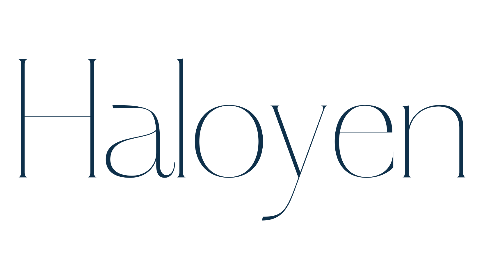 Haloyen, serif font preview
