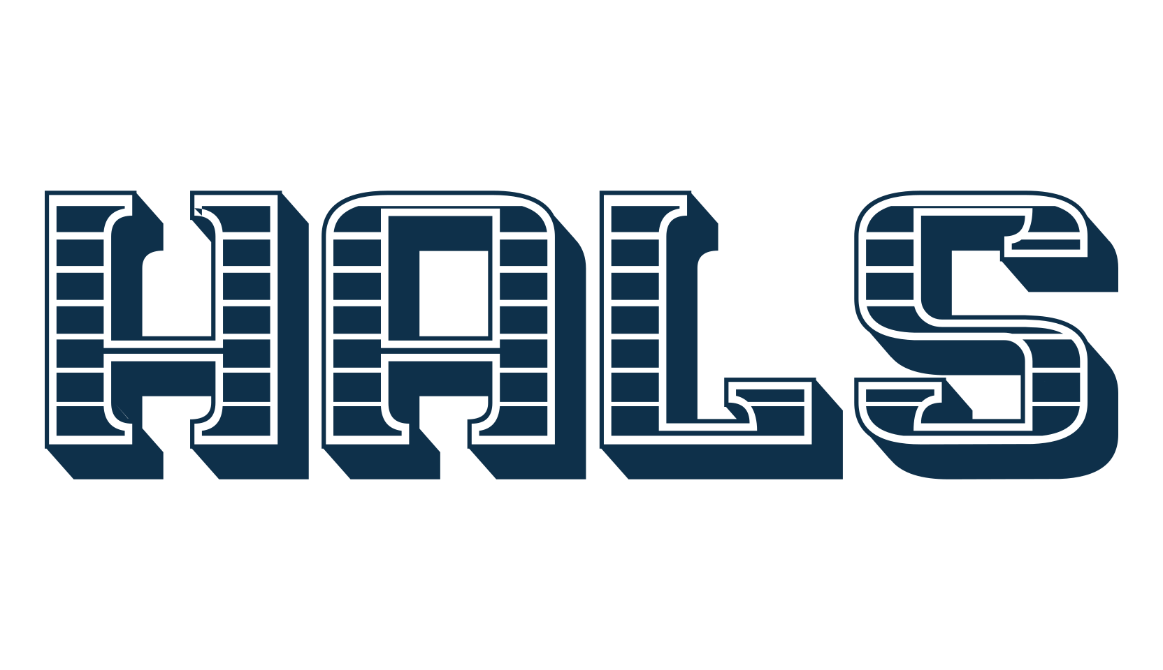 Hals, fancy retro decorative font preview