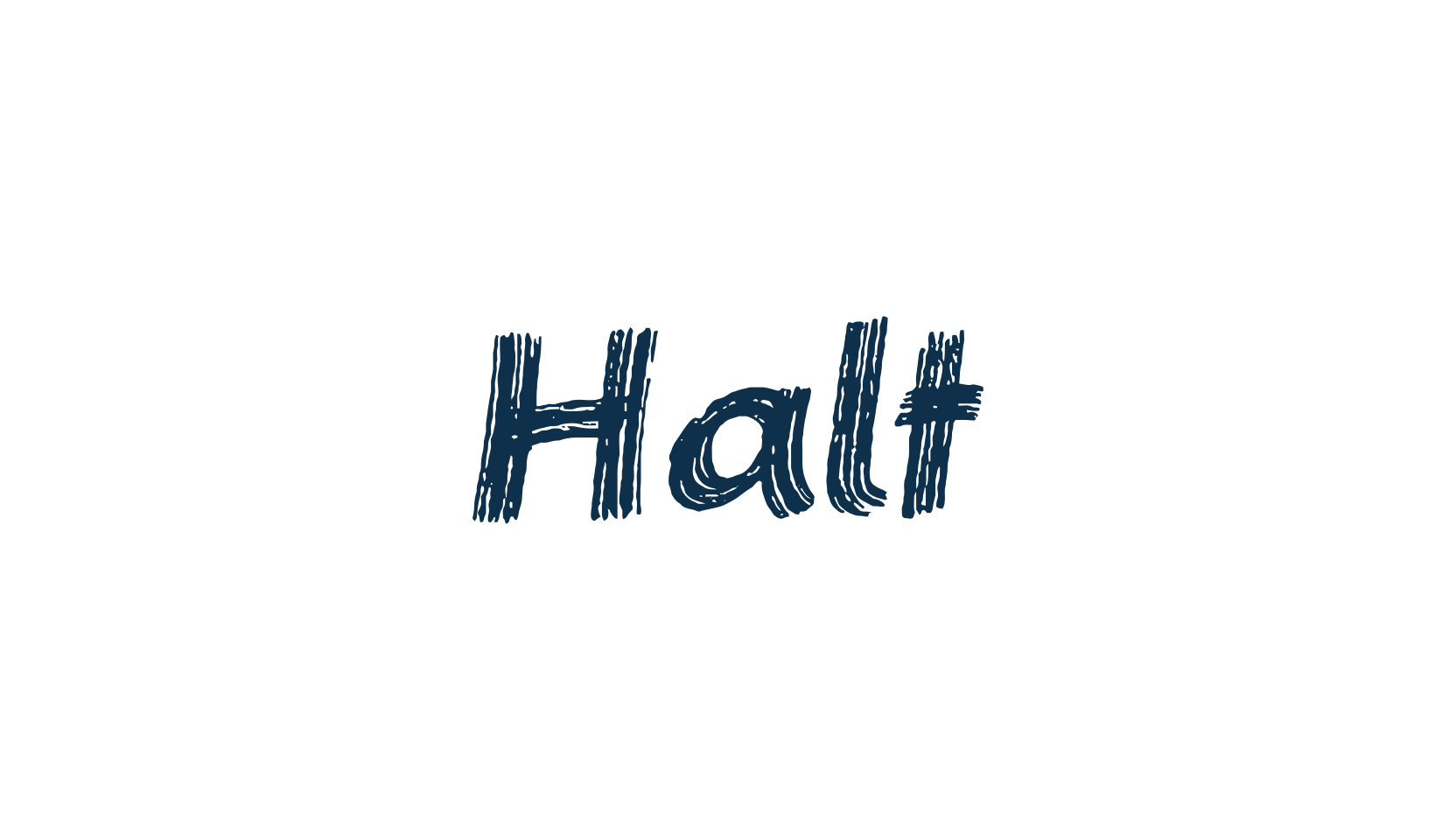 Halt, script brush fancy decorative calligraphy font preview