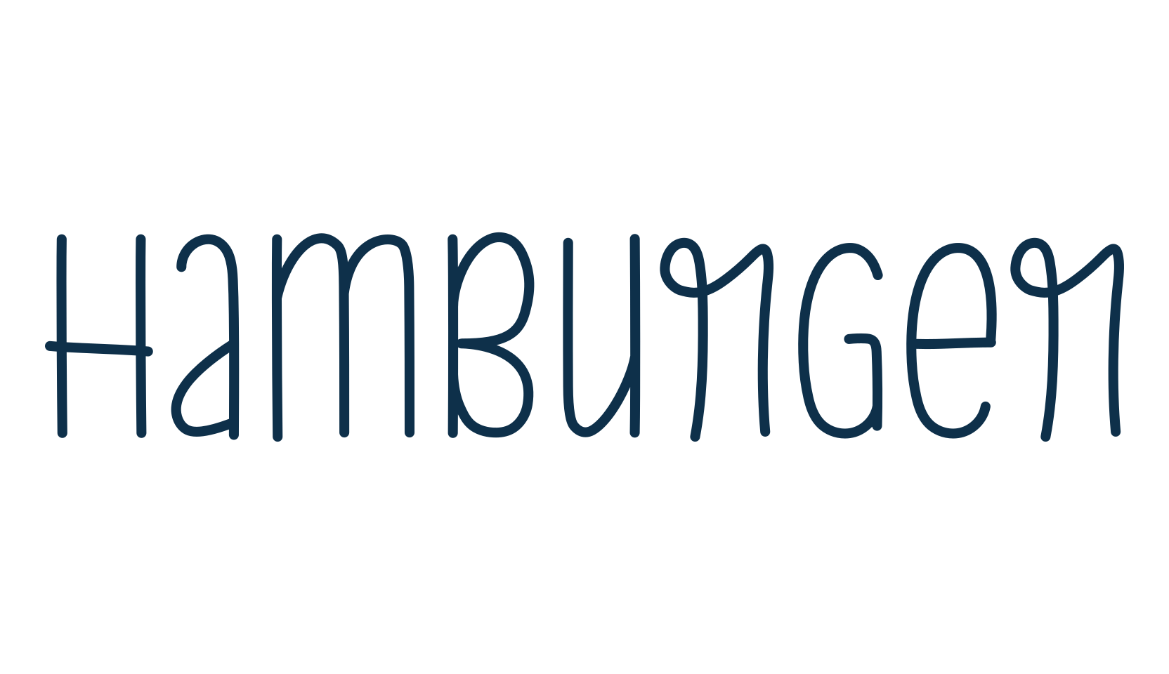 Hamburger (hamburger-3), display market font preview