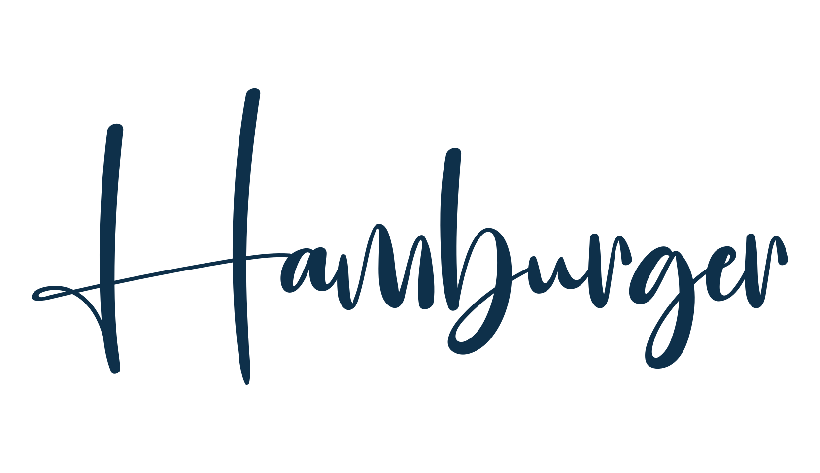 Hamburger (hamburger-6), script handwritten fancy decorative calligraphy font preview