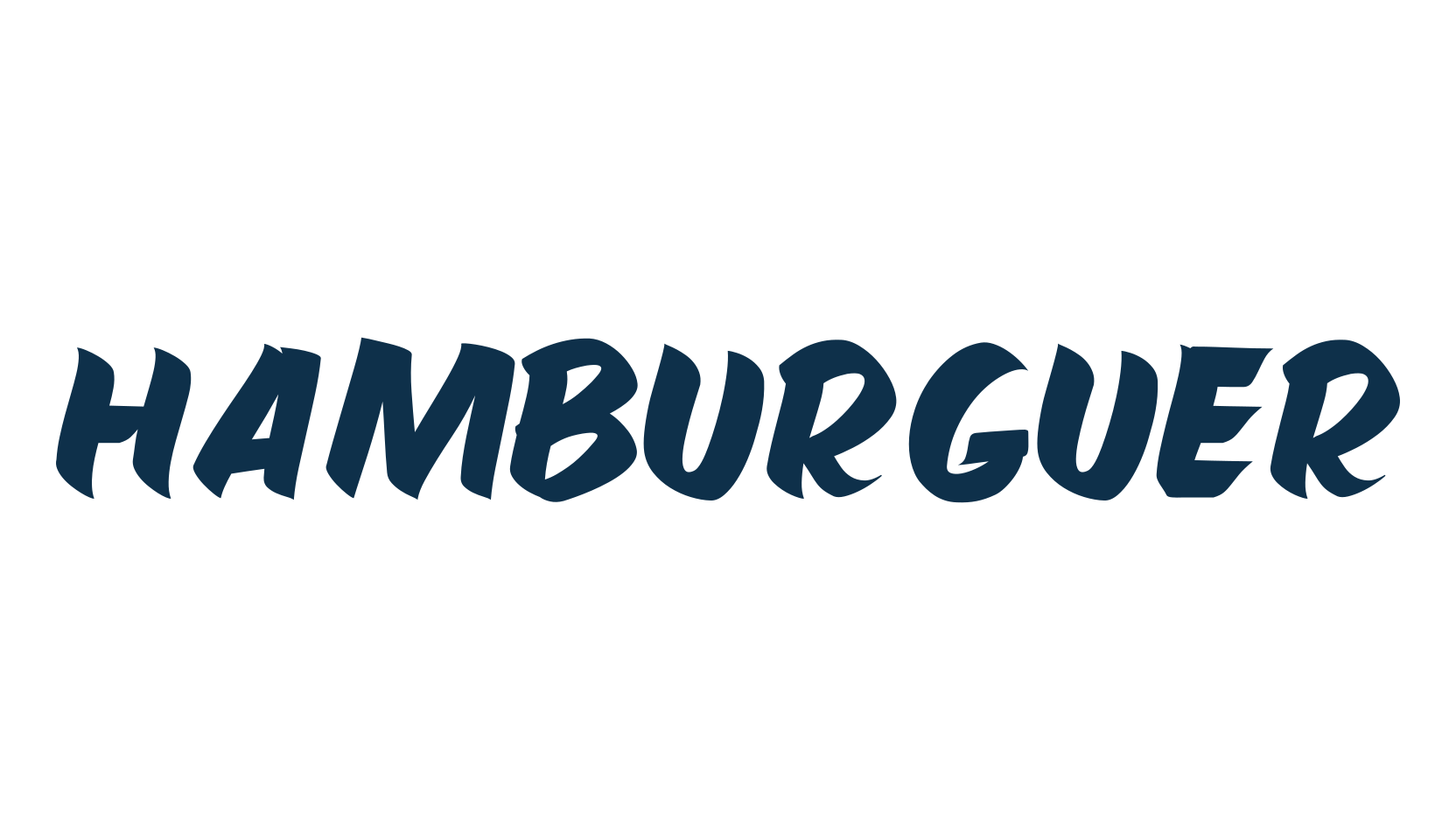 Hamburguer, fancy various decorative script calligraphy font preview