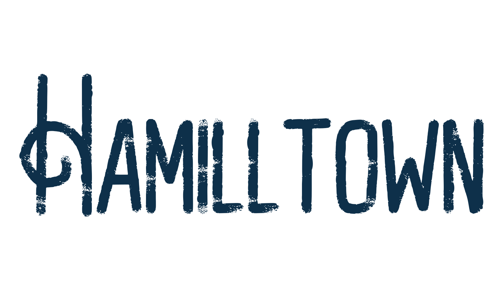 Hamilltown, retro font preview
