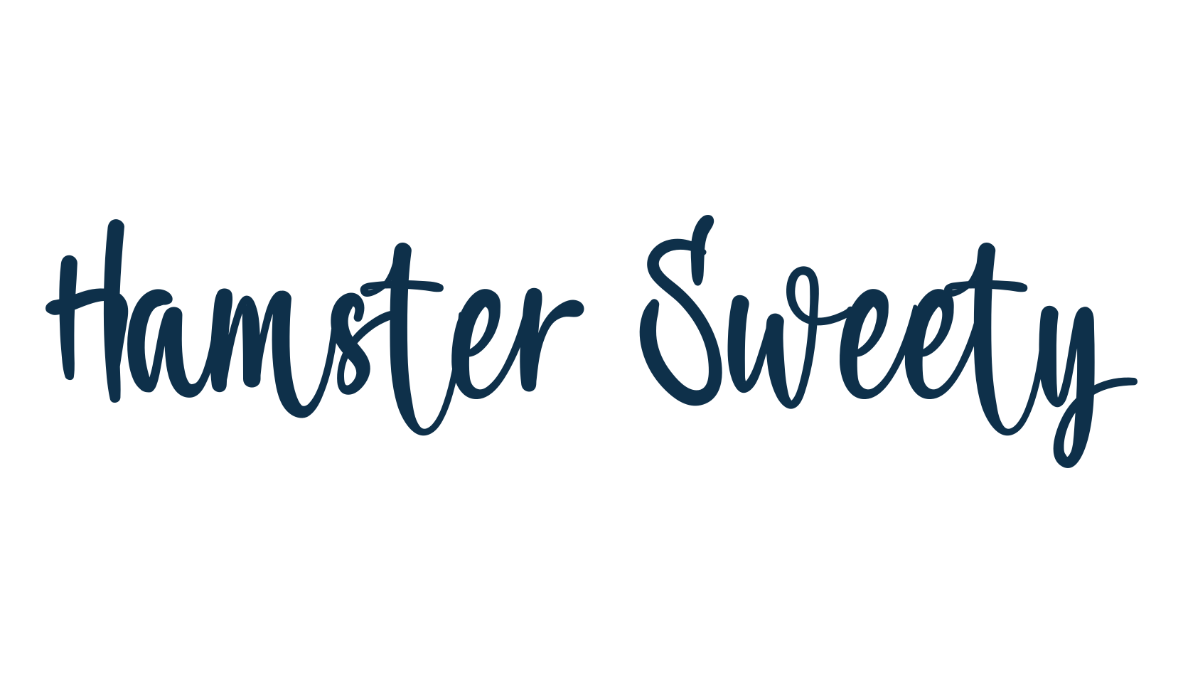 Hamster Sweety, script handwritten fancy decorative calligraphy font preview
