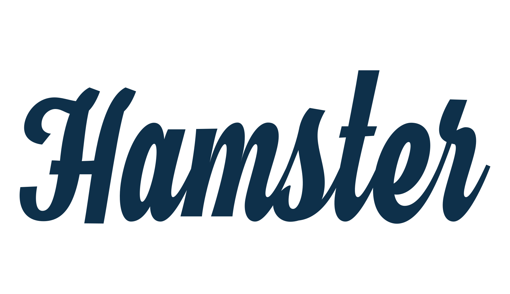 Hamster (hamster), brush font preview