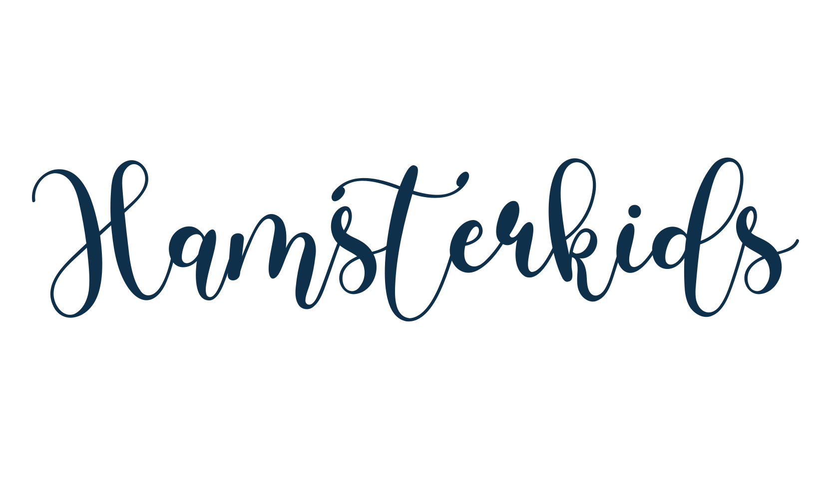 Hamsterkids, script calligraphy fancy decorative font preview