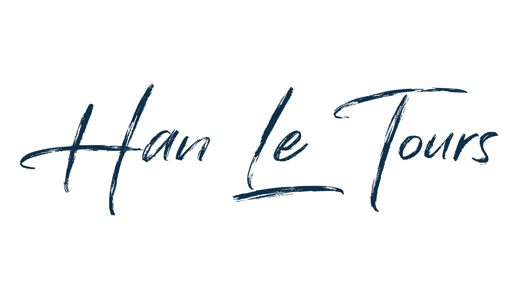 Han Le Tours, brush font preview