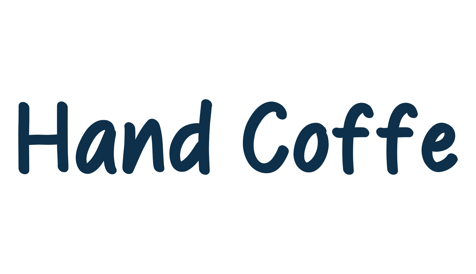 Hand Coffe, script handwritten fancy decorative calligraphy font preview