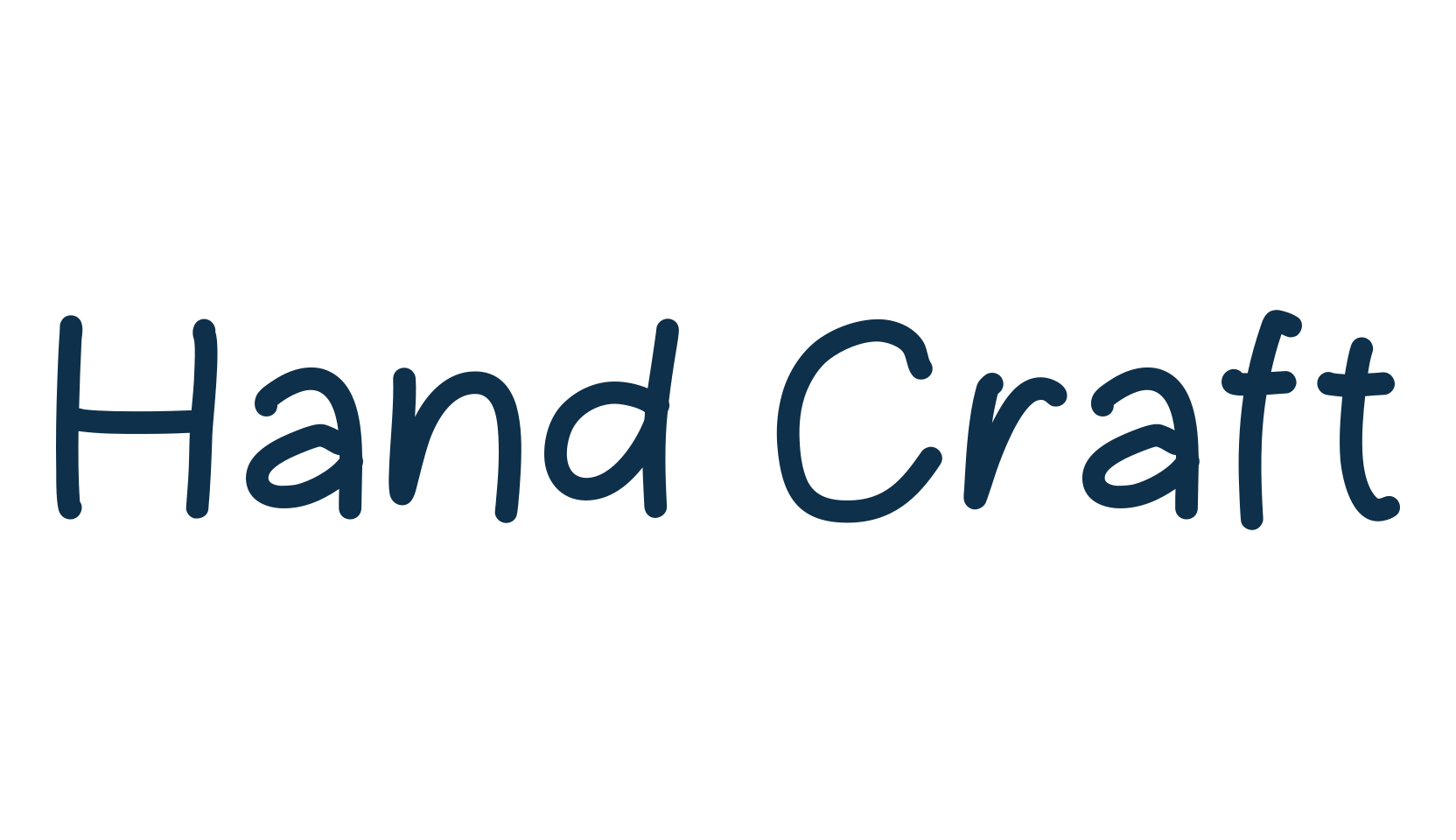Hand Craft, script handwritten fancy decorative calligraphy font preview