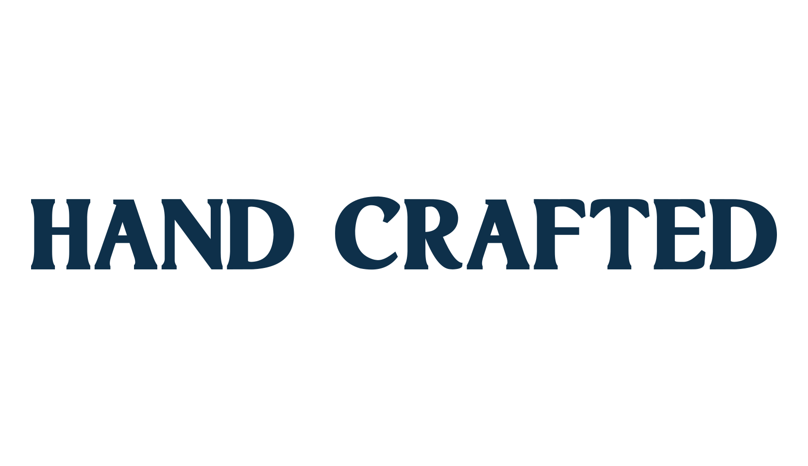 Hand Crafted, retro font preview