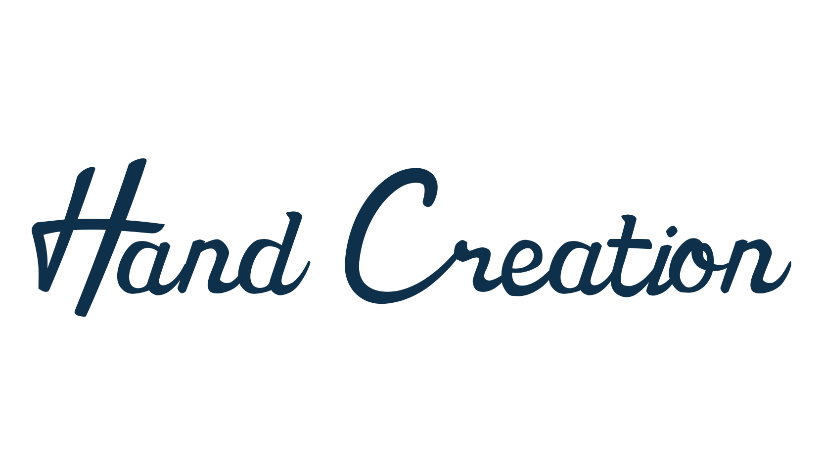 Hand Creation, script handwritten fancy decorative calligraphy font preview