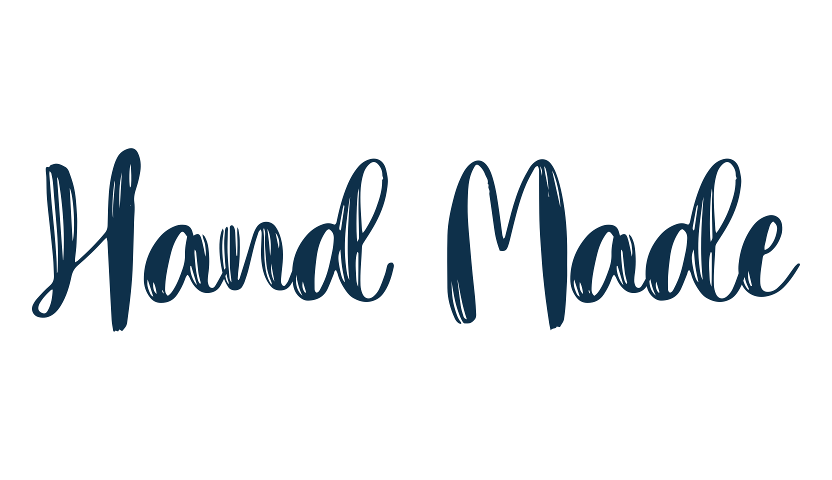 Hand Made, script brush fancy decorative calligraphy font preview