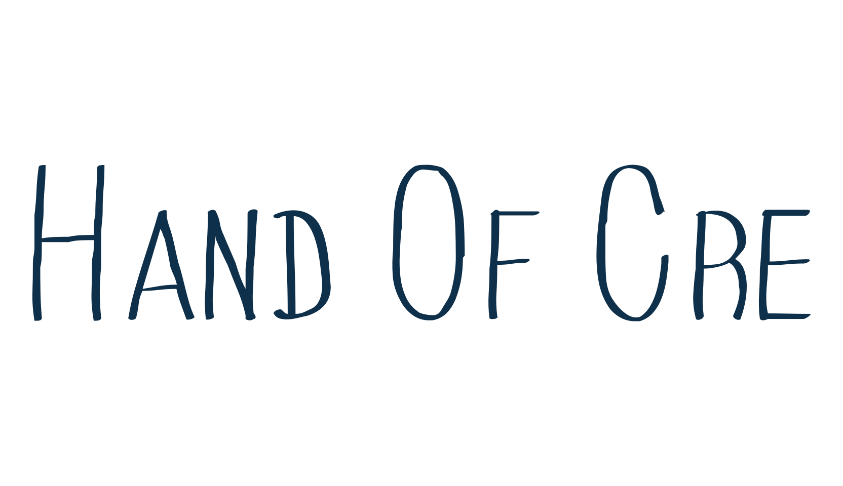Hand Of Cre, script handwritten fancy decorative calligraphy font preview
