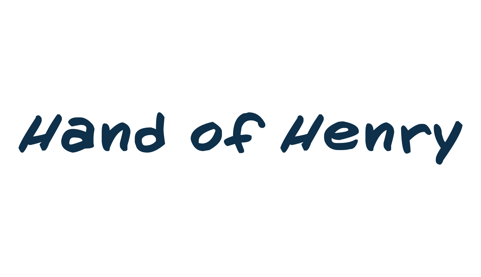 Hand of Henry, script handwritten fancy decorative calligraphy font preview