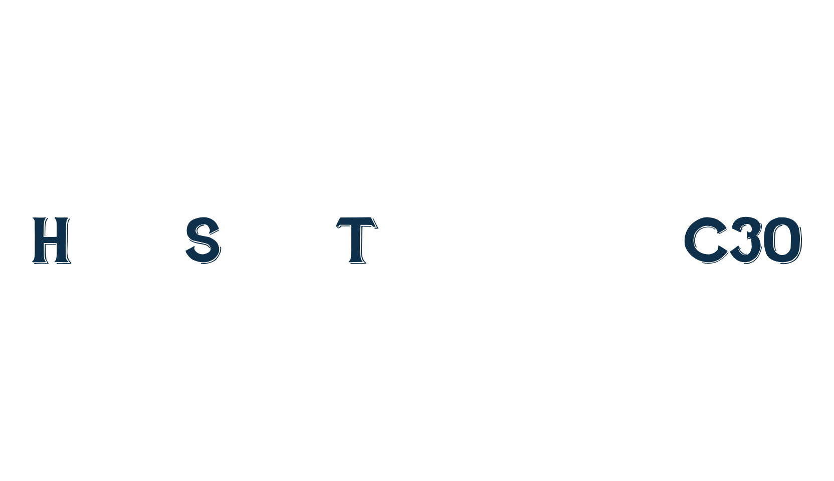 Hand Shop Typography C30, fancy retro decorative font preview
