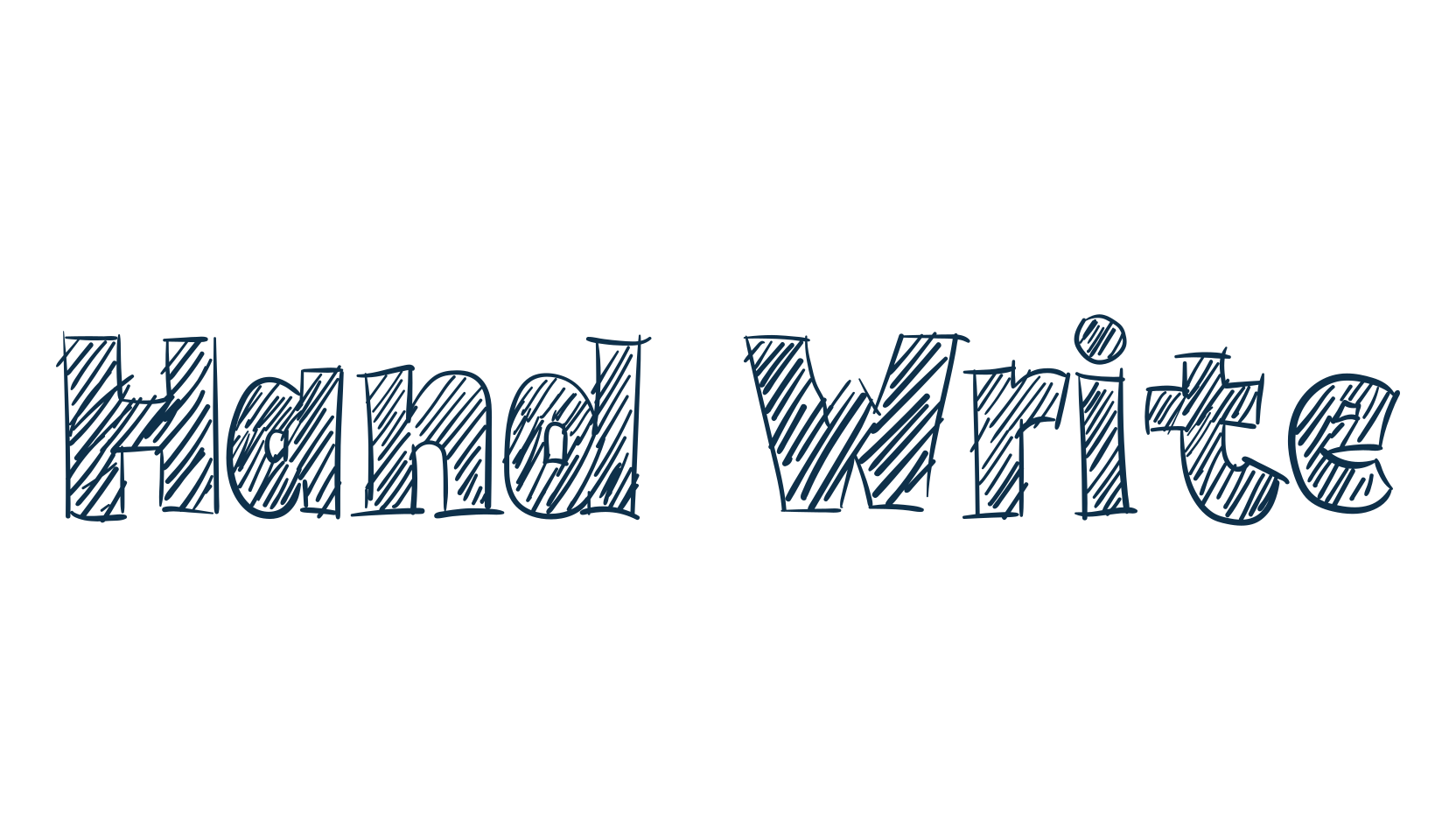 Hand Write, fancy various decorative script calligraphy font preview