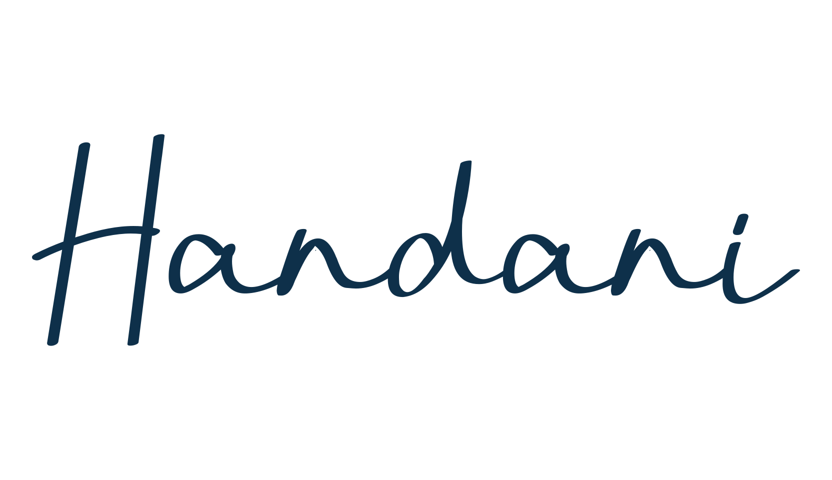Handani, script handwritten fancy decorative calligraphy font preview