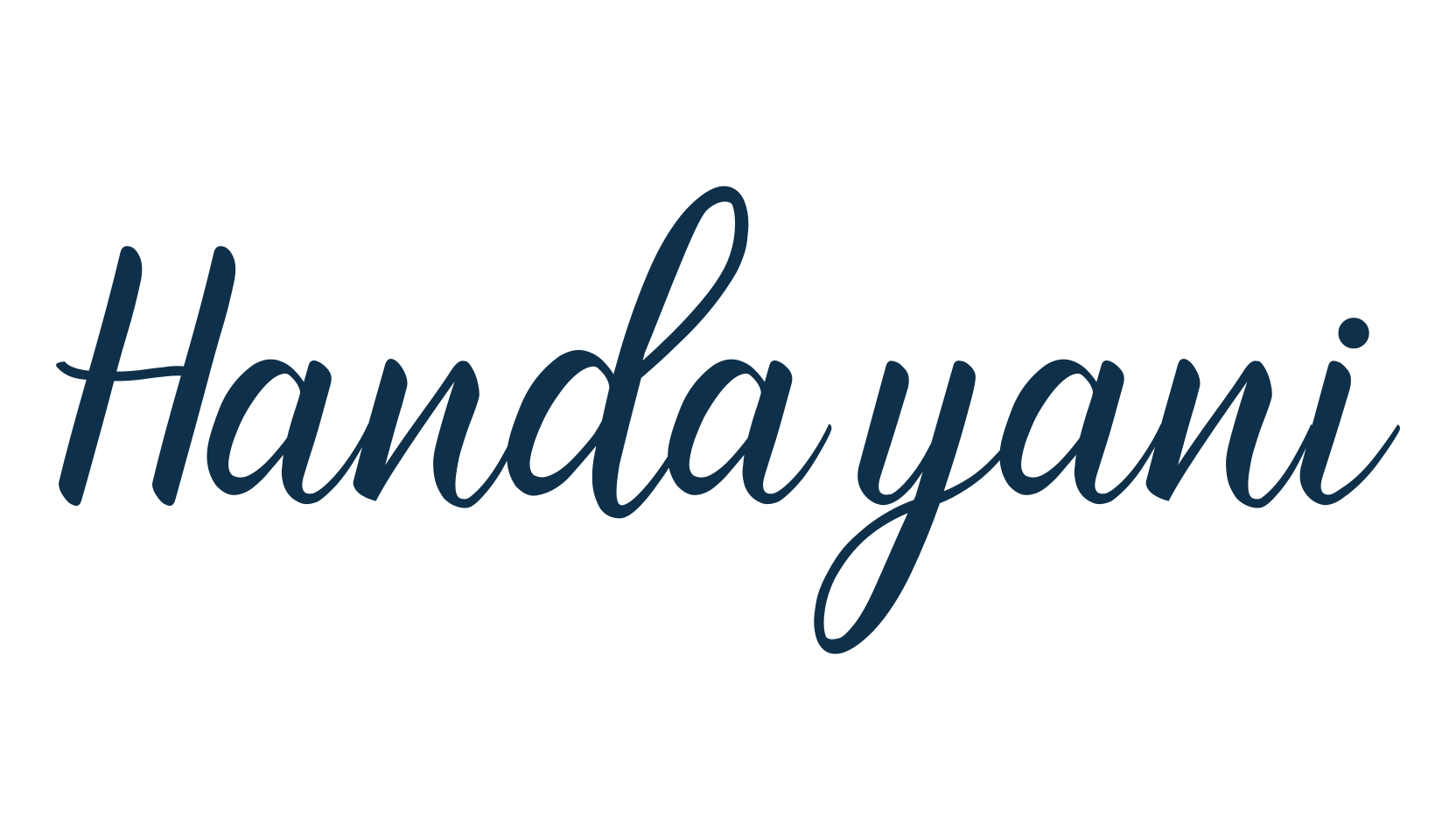 Handayani, calligraphy font preview
