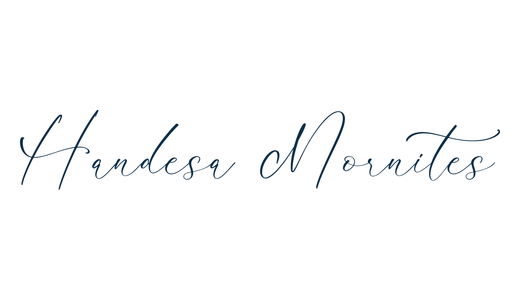 Handesa Mornites, script handwritten fancy decorative calligraphy font preview