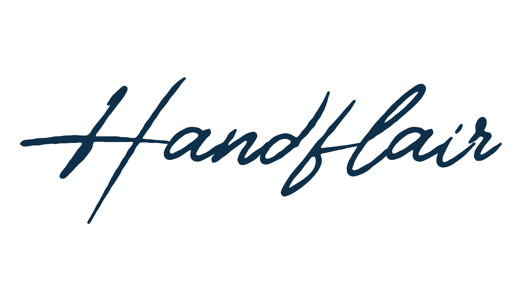 Handflair, handwriting font preview