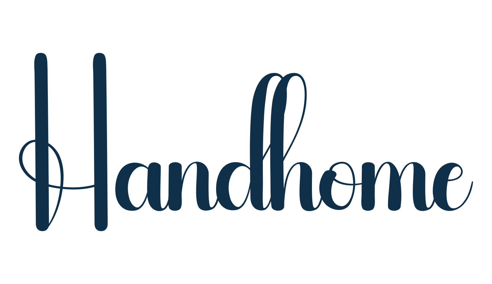 Handhome, fancy decorative font preview