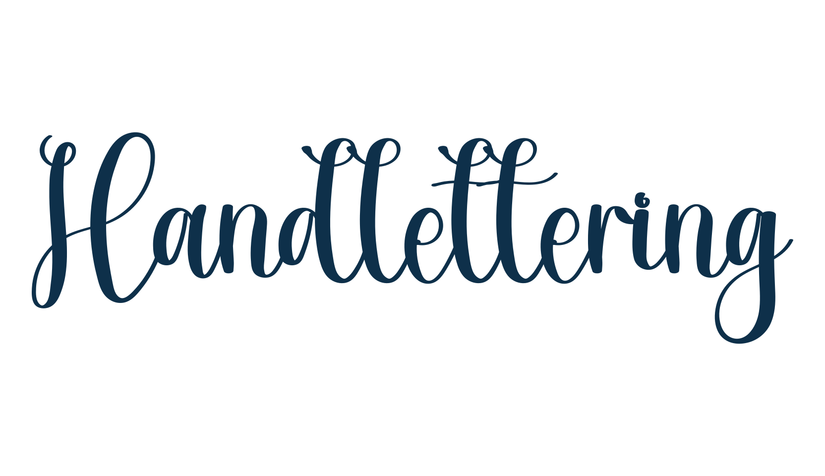 Handlettering, various font preview