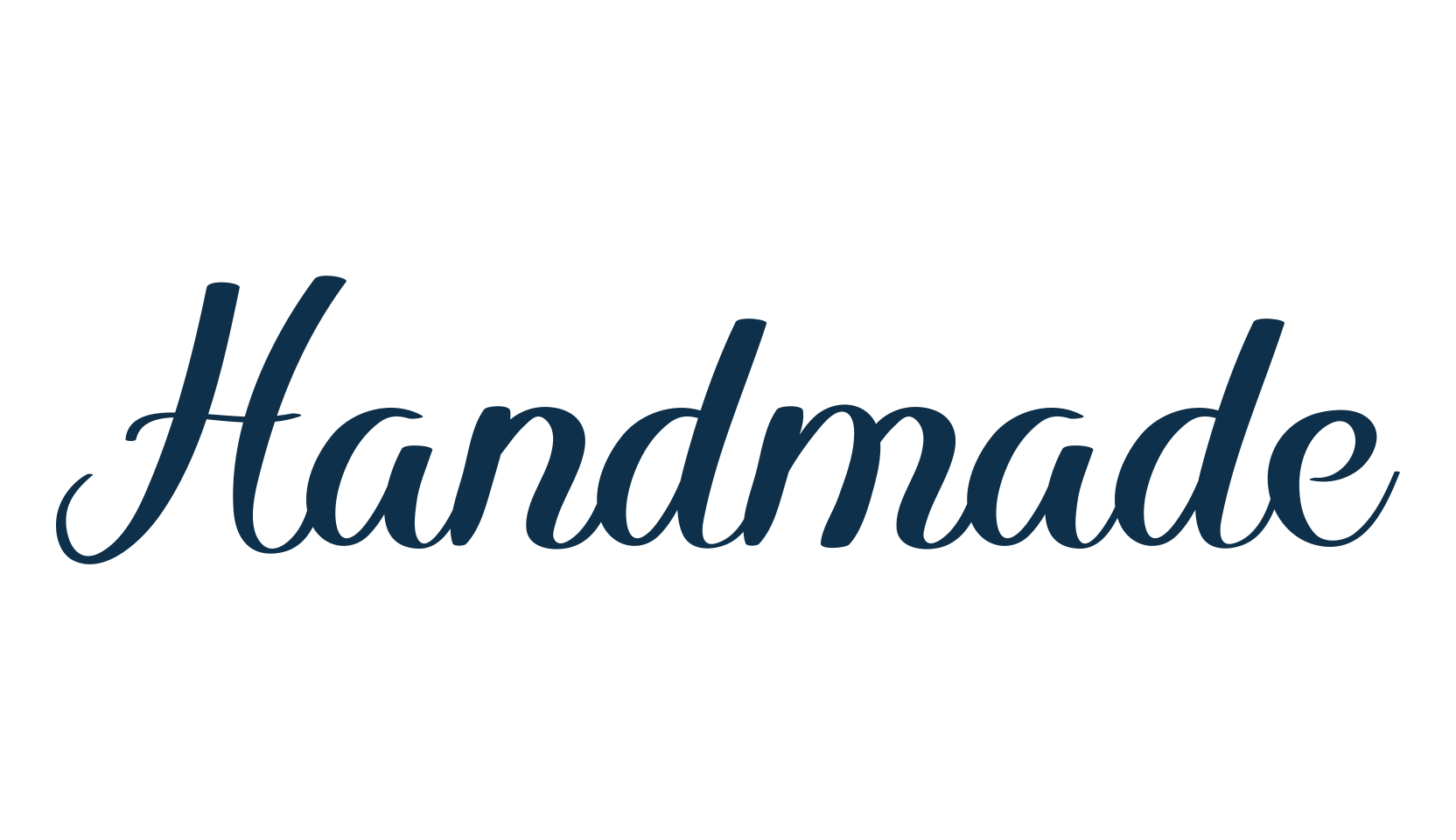 Handmade (handmade-14), calligraphy font preview