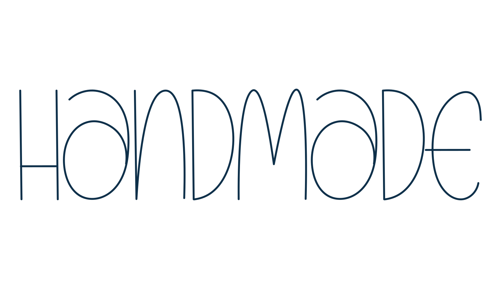 Handmade (handmade-21), script handwritten fancy decorative calligraphy font preview