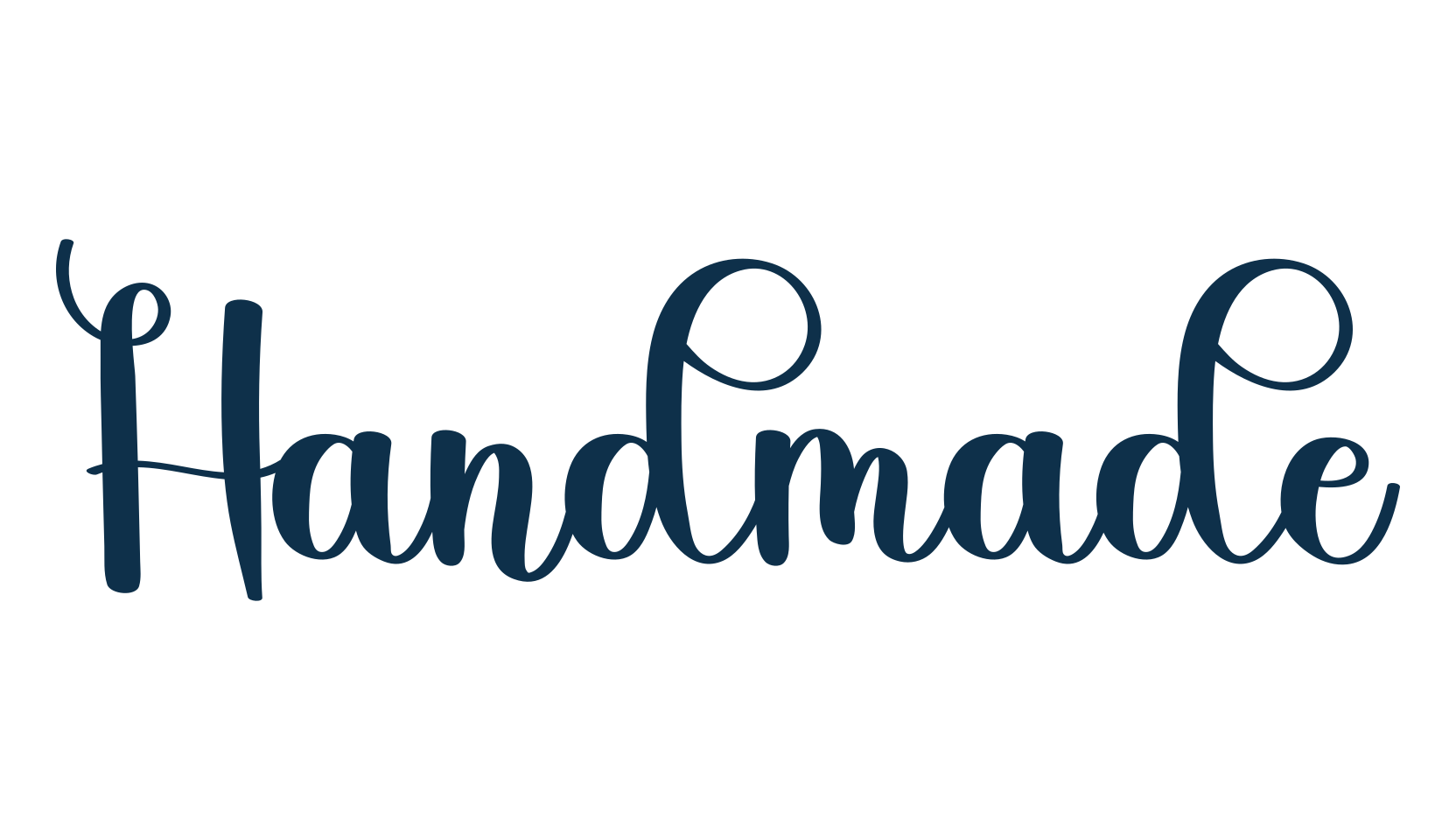 Handmade (handmade-3), calligraphy font preview