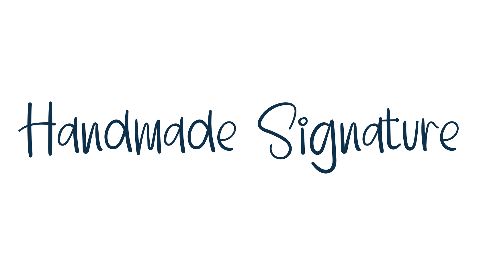 Handmade Signature (handmade-signature-2), script handwritten fancy decorative calligraphy font preview