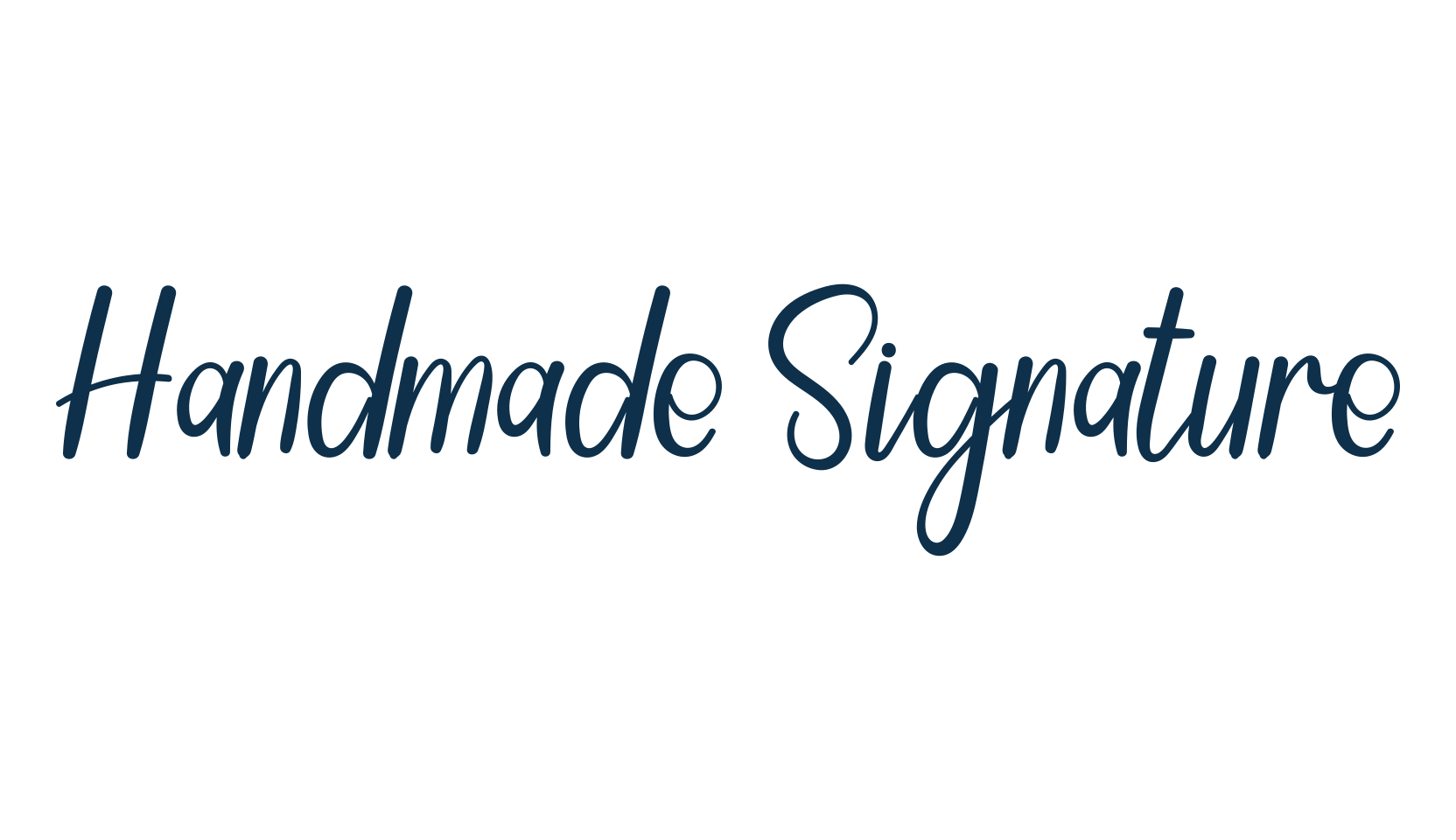 Handmade Signature, script handwritten fancy decorative calligraphy font preview