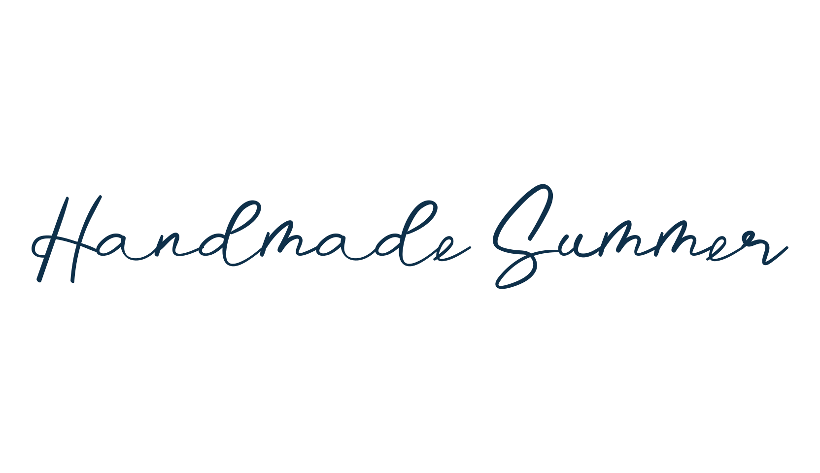 Handmade Summer, handwriting font preview