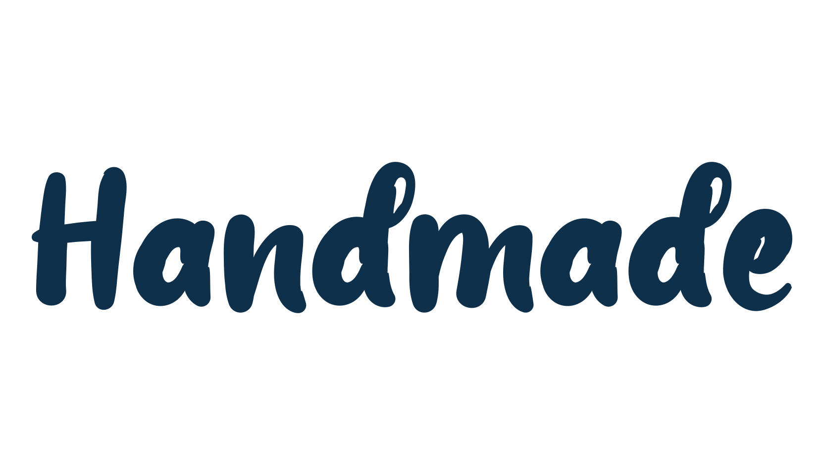 Handmade (handmade), various font preview