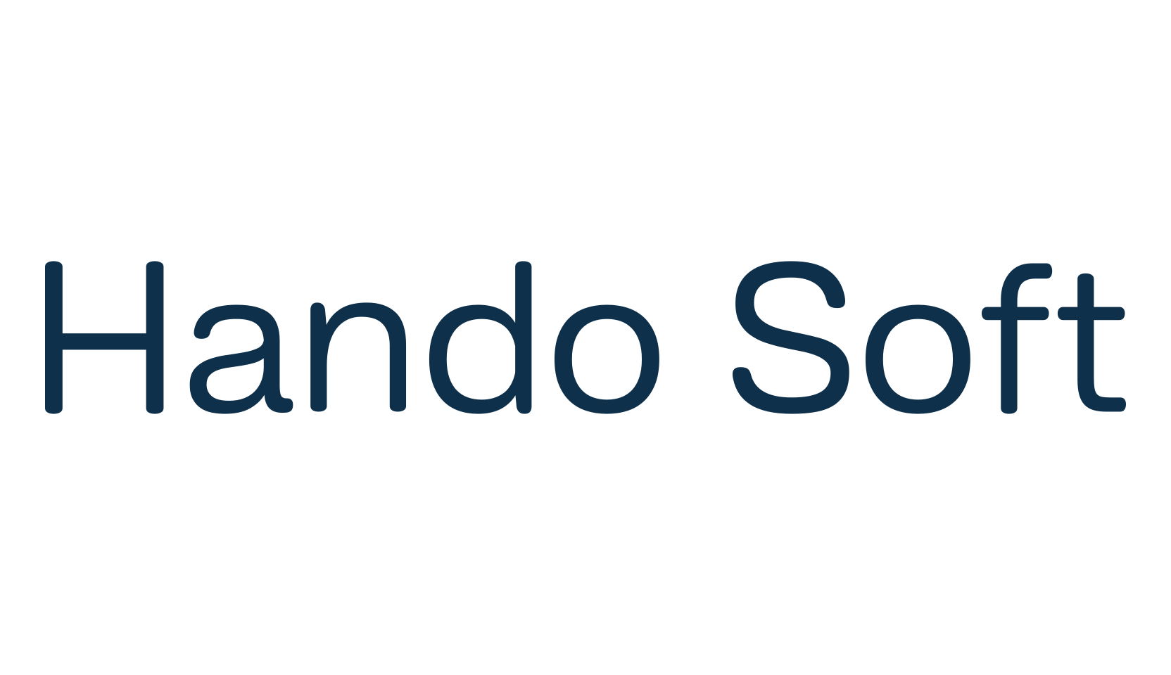 Hando Soft, sans serif font preview