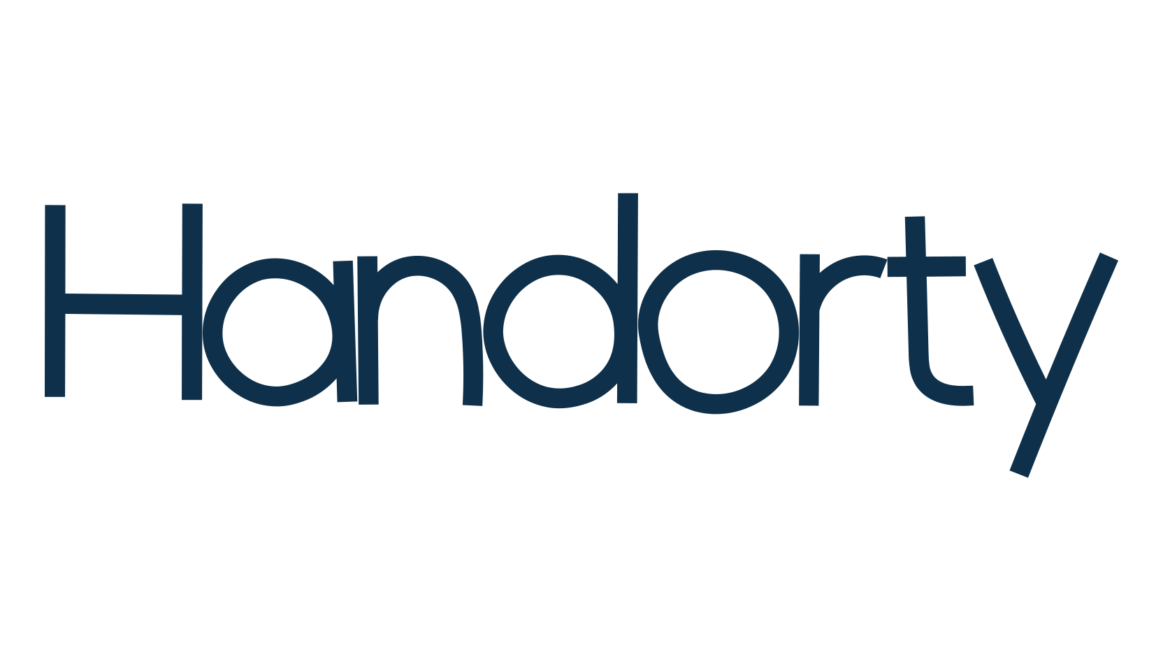 Handorty, various font preview
