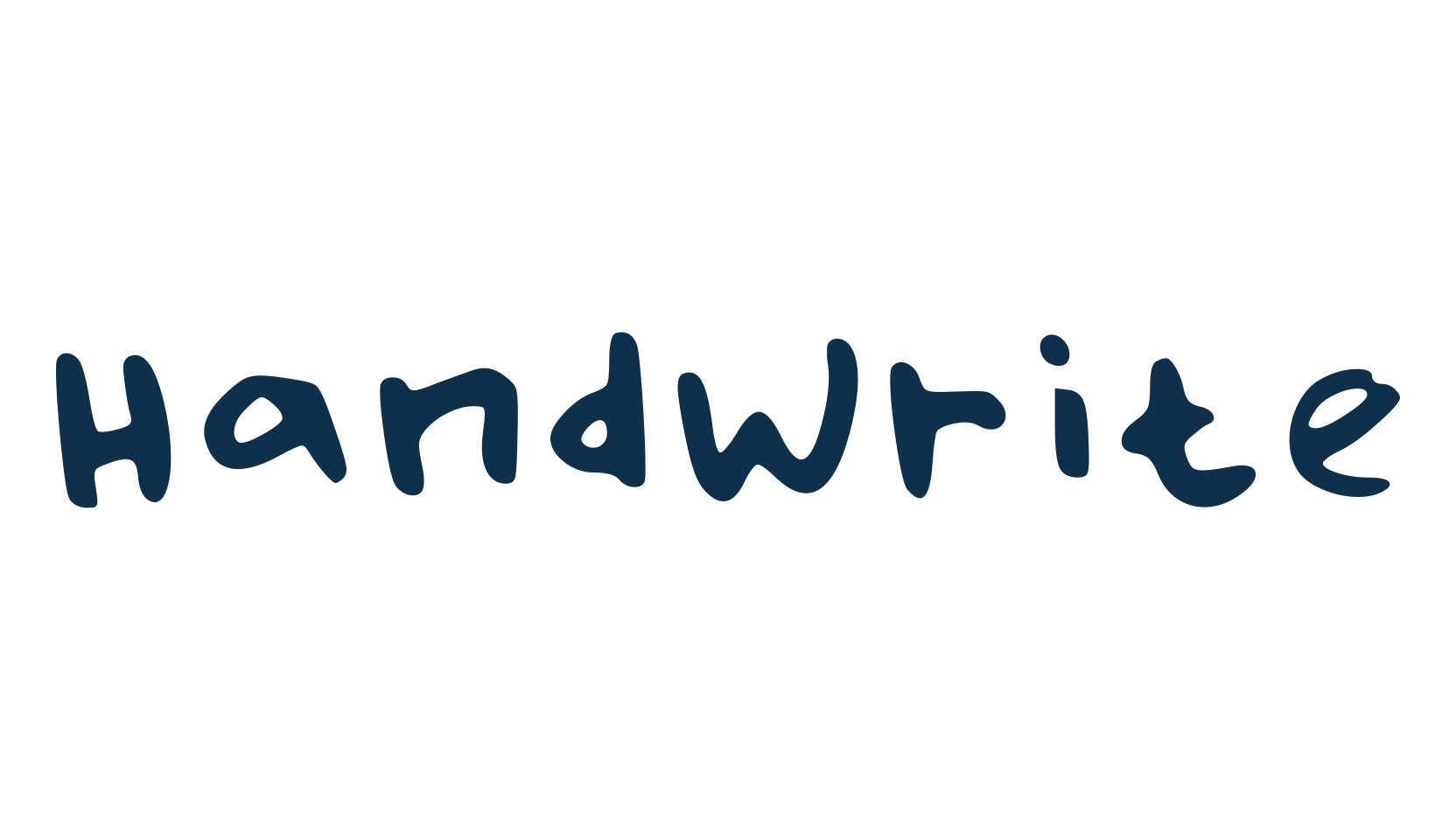 Handwrite, script handwritten fancy decorative calligraphy font preview