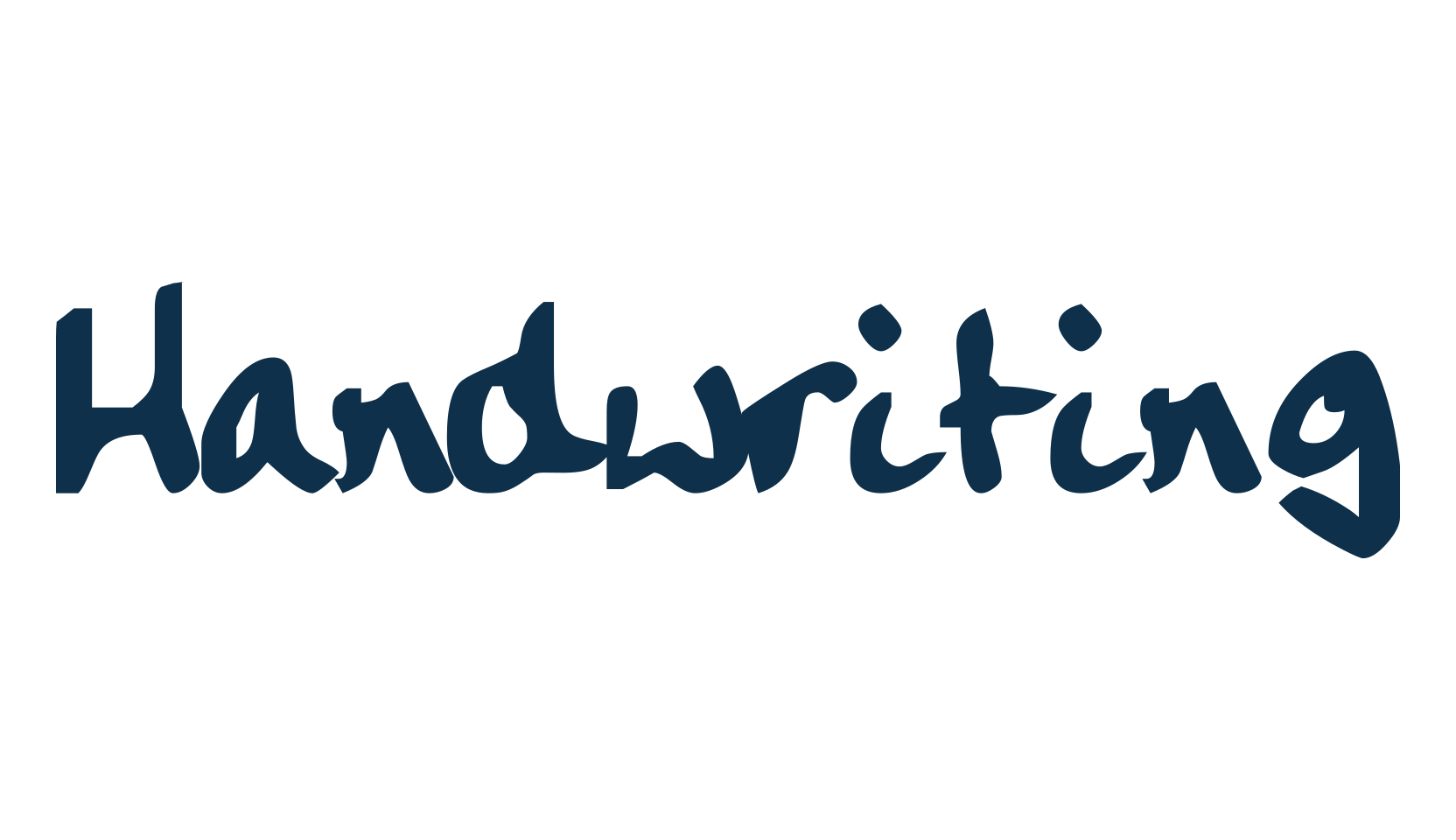 Handwriting (handwriting-7), handwriting font preview