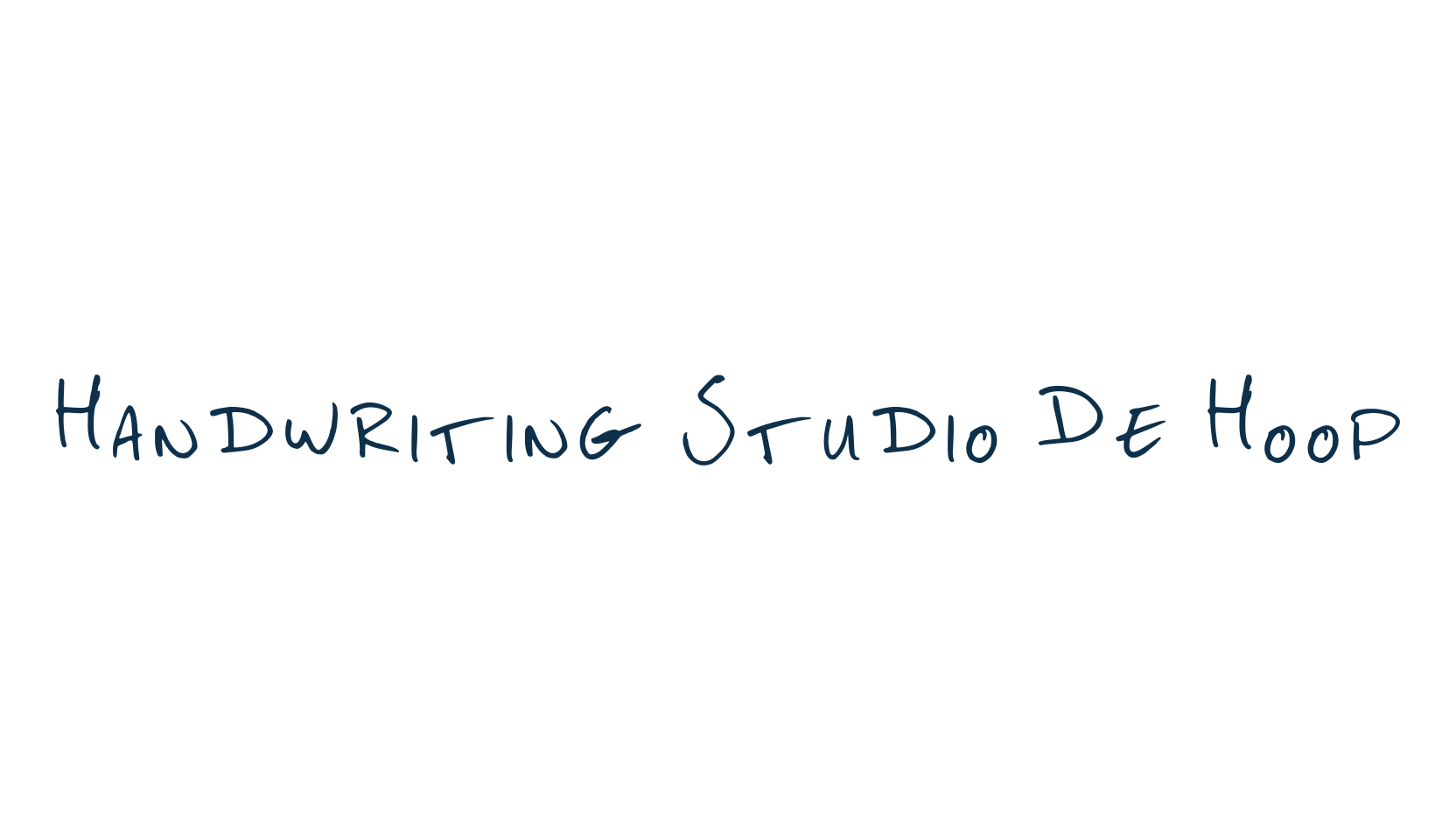 Handwriting Studio De Hoop, script handwritten fancy decorative calligraphy font preview