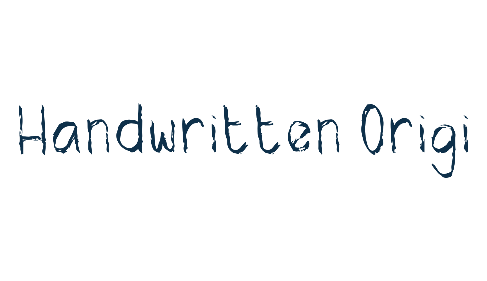 Handwritten Origi, script brush fancy decorative calligraphy font preview