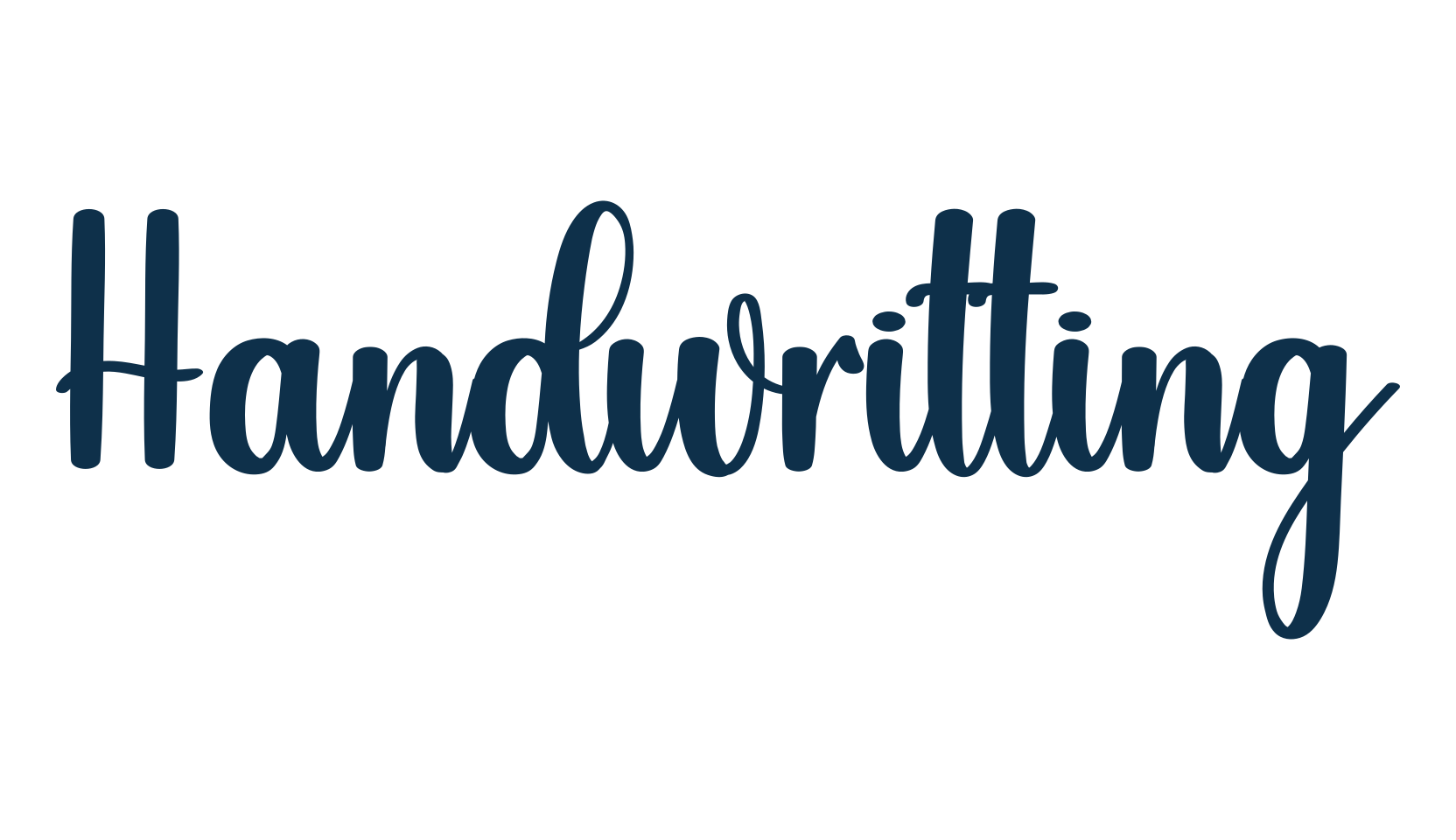 Handwritting, fancy various decorative script calligraphy font preview