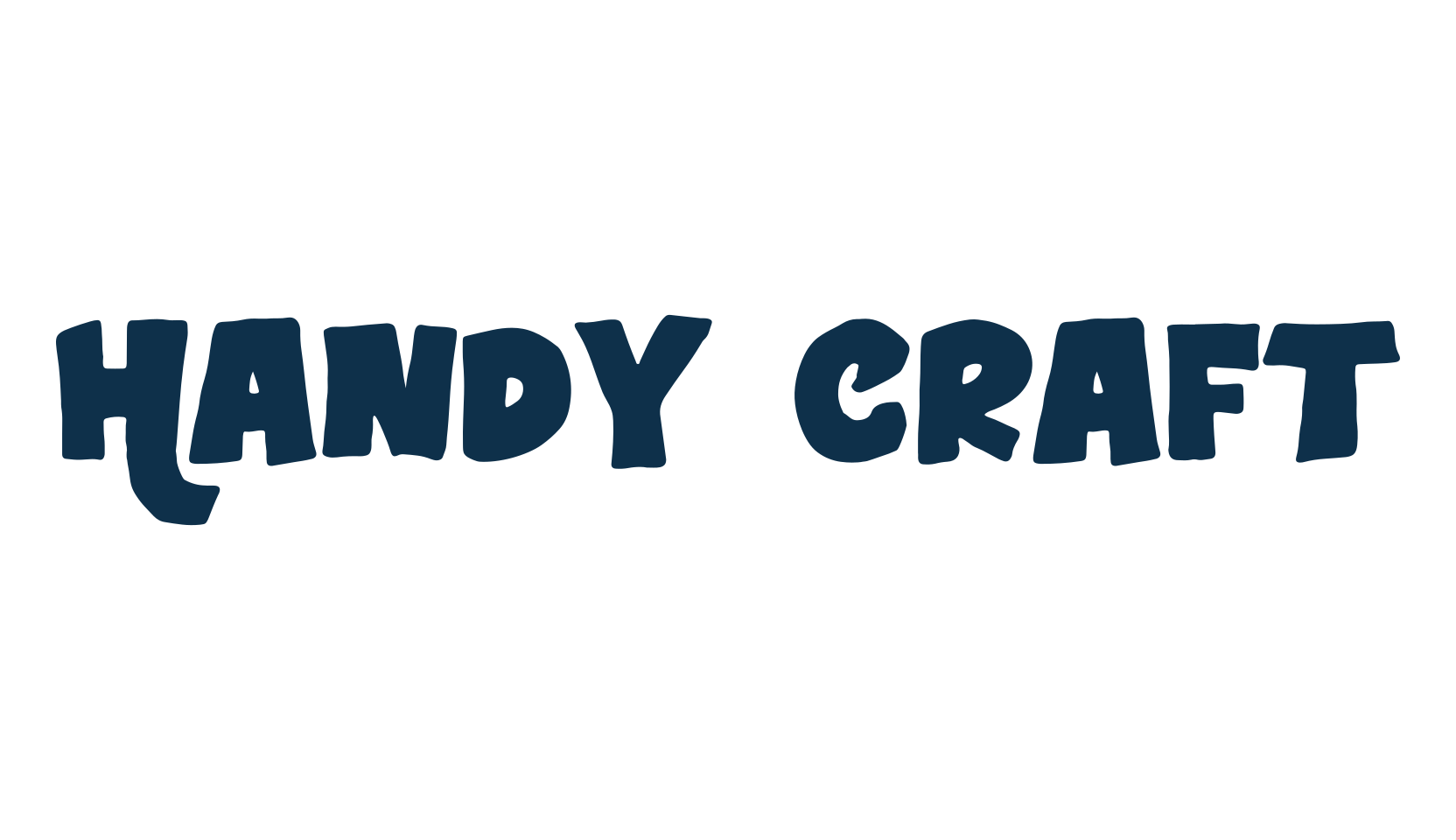 Handy Craft, cartoon font preview