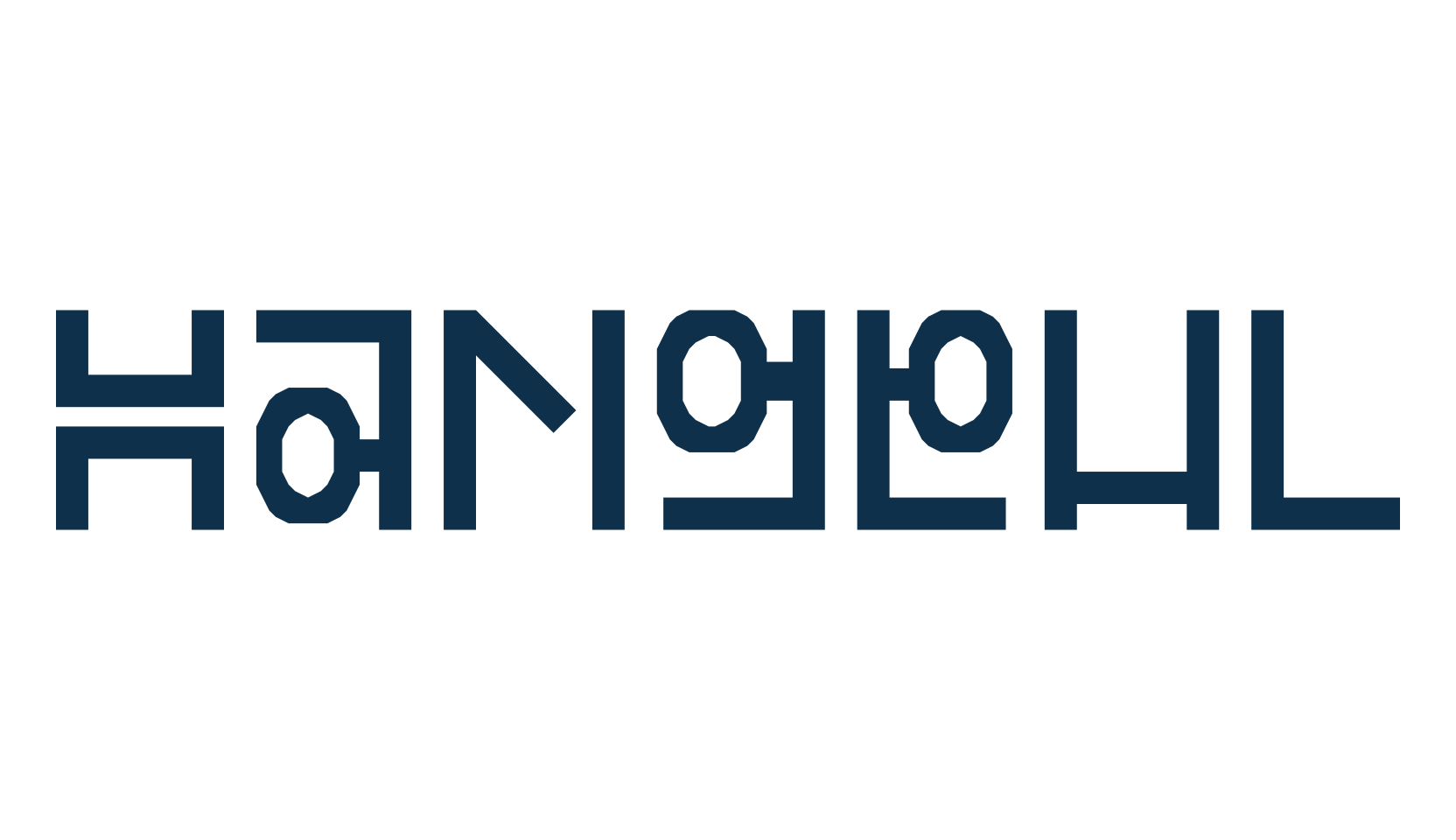 Hangeul, various font preview