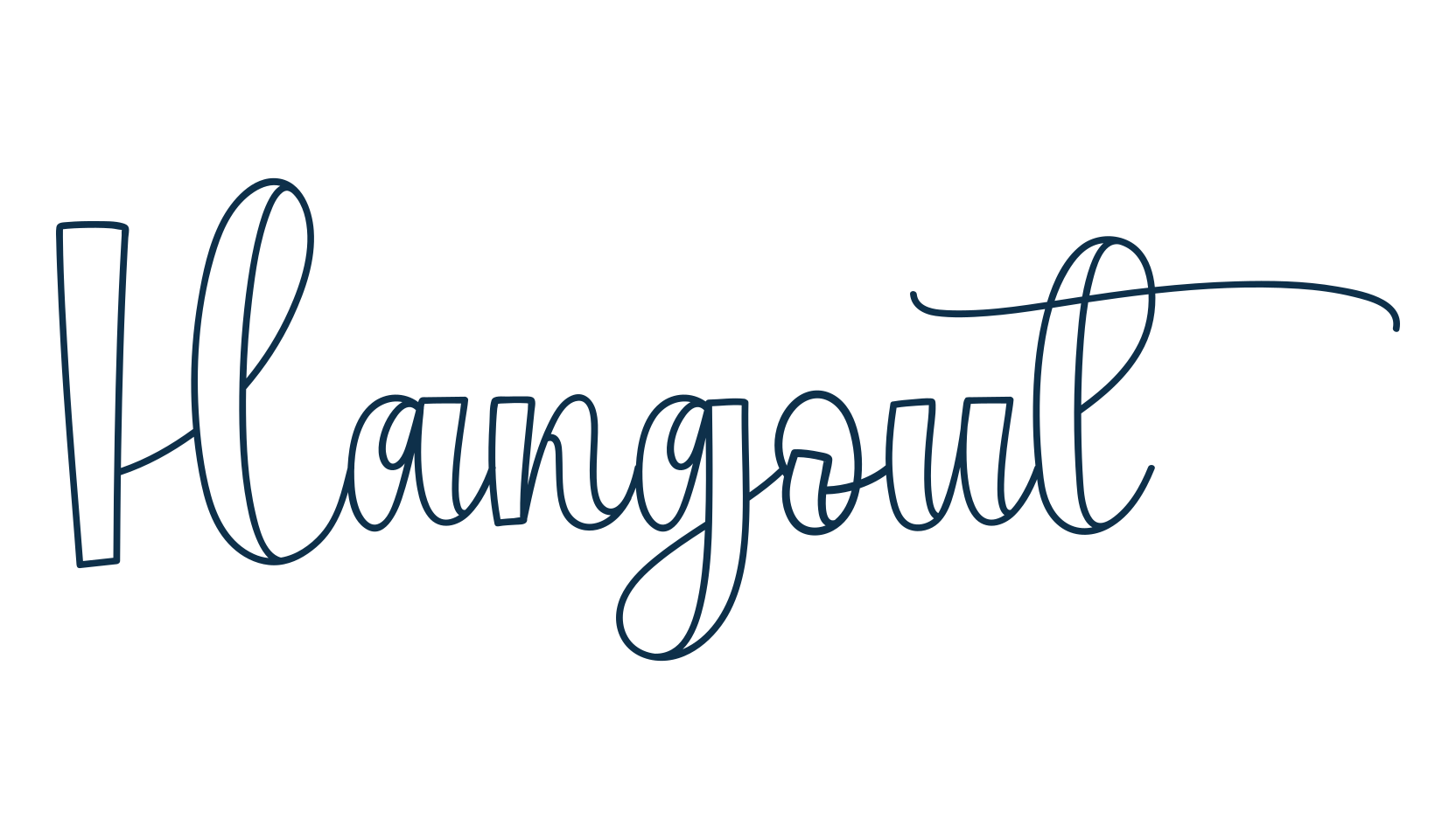 Hangout (hangout-2), display market font preview