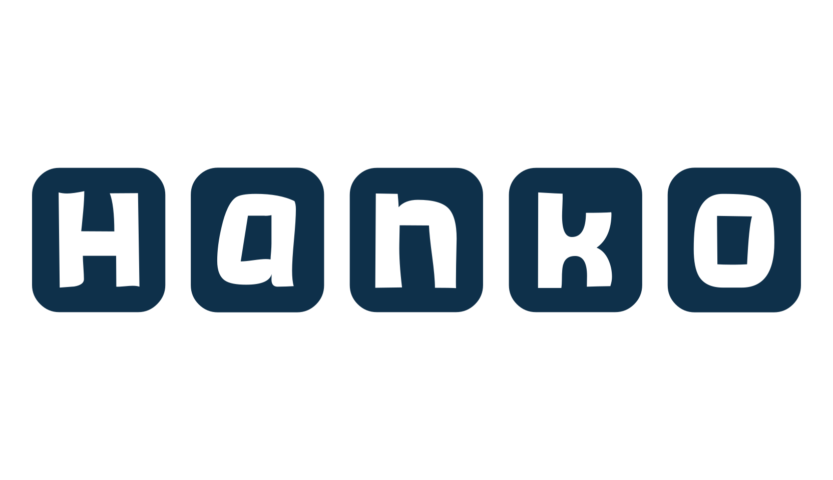 Hanko, decorative font preview