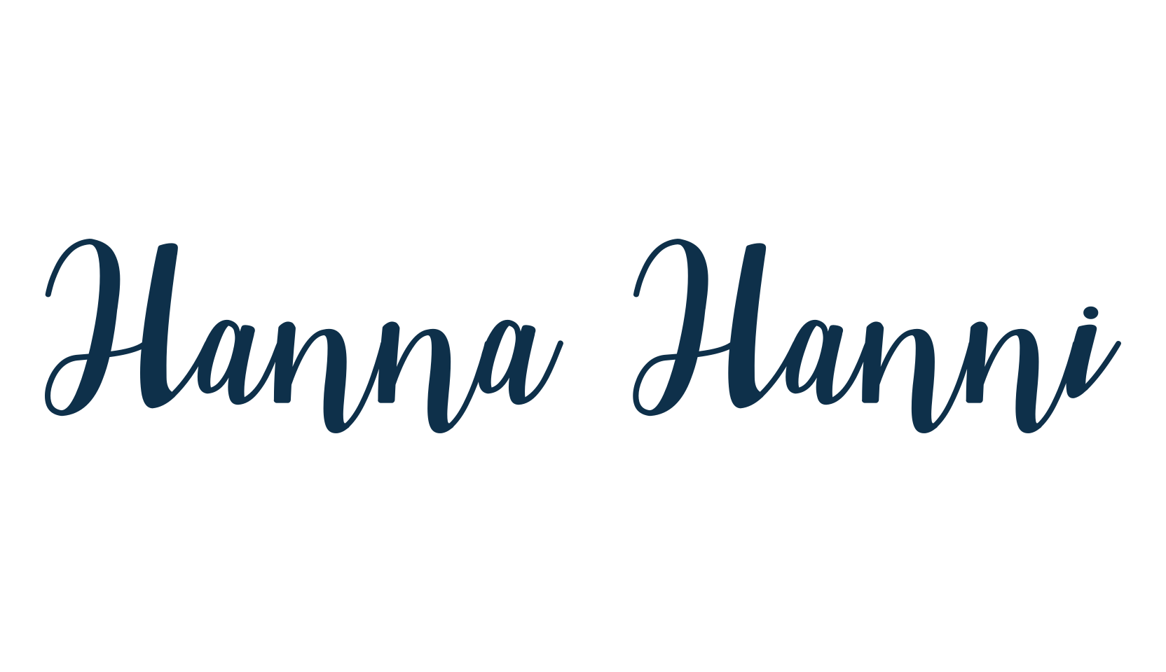 Hanna Hanni, fancy decorative font preview