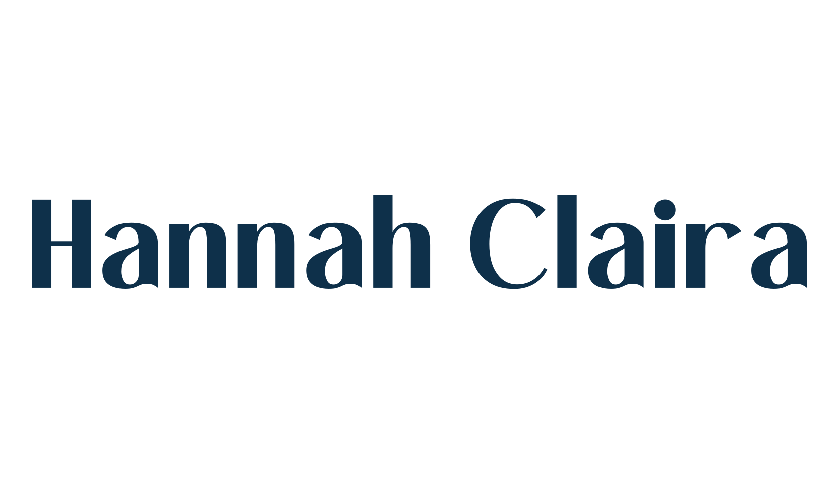 Hannah Claira, basic sans serif font preview
